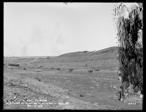 Wachusett Reservoir, stripping by dumping platform "I", Section 6, Clinton, Mass., May 6, 1902