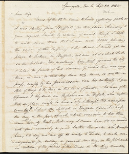 Letter from Amos Augustus Phelps, Springville (N.Y.), to Charlotte Phelps, Sept. 22, 1835