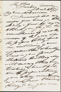 Letter from Joseph Lupton, to William Lloyd Garrison, Dec[embe]r 3 / [18]77