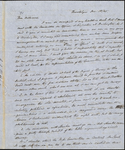 Letter from Amos Augustus Phelps, Brooklyn, to Ransom G. Williams, 1845 December 18