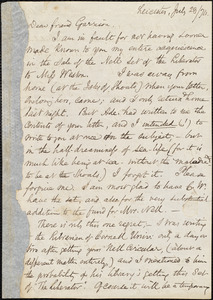 Letter from Samuel May, Jr., Leicester, [Mass.], to William Lloyd Garrison, June 23 / [18]74