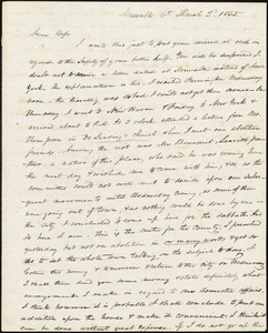 Letter from Amos Augustus Phelps, Norwalk, Ct., to [Charlotte Phelps], March 2. 1835
