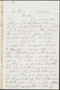 Letter from Laurie A. Mack, to William Lloyd Garrison, June 16th / [18]59