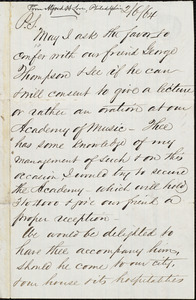 Letter from Alfred Harry Love, [Philadelphia, Pa.], to William Lloyd Garrison, [February 6. 1864]
