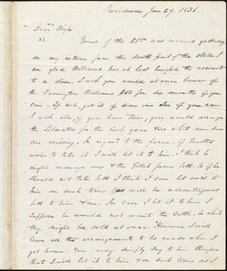 Letter from Amos Augustus Phelps, Providence [R.I.], to Charlotte Phelps, Jan 28. 1836