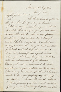 Letter from Mahlon B. Linton, [Pa.], to William Lloyd Garrison, Nov[ember] 17. 1863