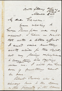 Letter from James Miller M'Kim, Phila[delphia, Pa.], to William Lloyd Garrison, March 2nd [1864]