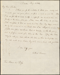 Letter from Albert Barnes, Philada, to Amos Augustus Phelps, Jany 3. 183[4]