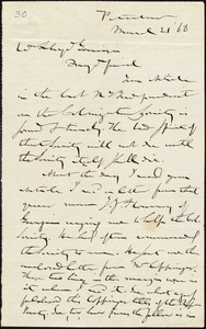 Letter from Gerrit Smith, Peterboro [N.Y.], to William Lloyd Garrison, March 21 [18]'68