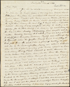 Letter from Amos Augustus Phelps, Dunbarton [N.H.], to [Charlotte Phelps], Nov 16, 1834