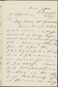 Letter from Harriet Lupton, St. Asaph, [Wales], to William Lloyd Garrison, April 10 [1877]