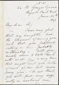 Letter from Louisa C. McKee, [London, England], to William Lloyd Garrison, June 25th 1877
