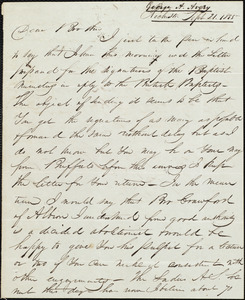Letter from George A. Avery, Rochester, to Amos Augustus Phelps, Sept 21. 1835