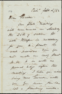 Letter from James Miller M'Kim, Phil[adelphia], [Pa.], to William Lloyd Garrison, Febr[uary] 27 / [18]52