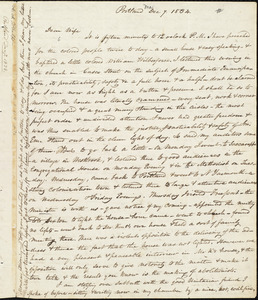 Letter from Amos Augustus Phelps, Portland (Me.), to Charlotte Phelps, Dec 7, 1834