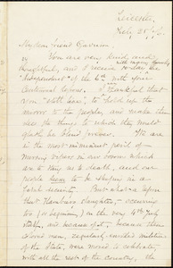 Letter from Samuel May, Jr., Leicester, [Mass.], to William Lloyd Garrison, July 25 / [18]76