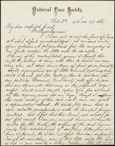 Letter from Alfred Harry Love, Philad[elphi]a, [Pa.], to William Lloyd Garrison, [April] 27. 1867