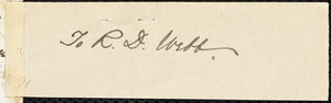 Letter from James Miller M'Kim, Phil[adelphi]a, [Pa.], to William Lloyd Garrison, Aug[ust] 16 [1861]