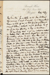 Letter from David Macrae, Glasgow, [Scotland], to William Lloyd Garrison, July 20 / [18]67