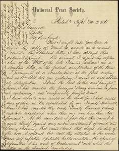 Letter from Alfred Harry Love, Philad[elphi]a, [Pa.], to William Lloyd Garrison, [May[ 2. 1868