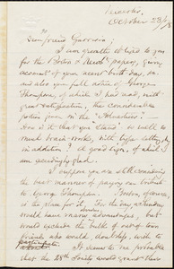 Letter from Samuel May, Jr., Leicester, [Mass.], to William Lloyd Garrison, October 23 / [18]78
