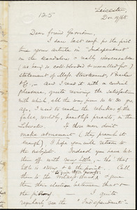 Letter from Samuel May, Jr., Leicester, [Mass.], to William Lloyd Garrison, Dec[ember] 19 / [18]68