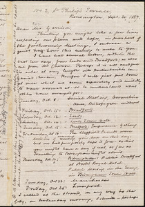 Letter from Thomas Phillips, Kensington, [London, England], to William Lloyd Garrison, Sept[ember] 20, 1869