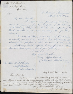 Letter from Charles Stewart Renshaw, Saint Andrews, Jamaica, to Amos Agustus Phelps, April 4th 1844