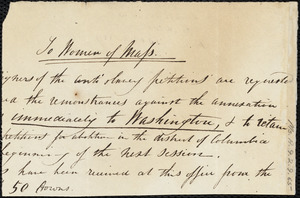 Massachusetts Anti-Slavery Society expense account of A.A. Phelps from June 1 to September 1, 1837