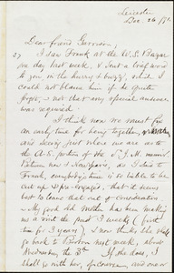 Letter from Samuel May, Jr., Leicester, [Mass.], to William Lloyd Garrison, Dec[ember] 26 / [18]71