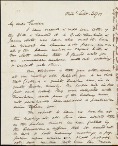 Letter from James Miller M'Kim, Phil[adelphi]a, [Pa.], to William Lloyd Garrison, Sept[ember] 25 / [18]51