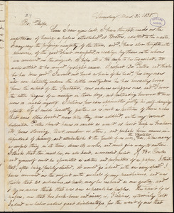 Letter from George Allen, Shrewsbury, to Amos Augustus Phelps, Mar. 31. 1838