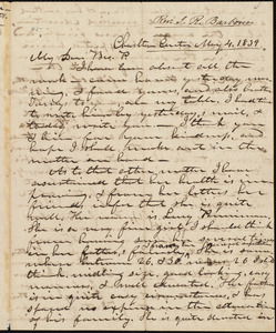 Letter from Isaac Richmond Barbour, Charlton, to Amos Augustus Phelps, May 4. 1839