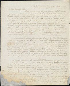 Letter from Lester Anson Miller, Windsor, [Vt.], to William Lloyd Garrison, Sept[ember] 5th 1832