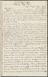 Letter from Francis William Newman, London, [England], to William Lloyd Garrison, June 7th 1864