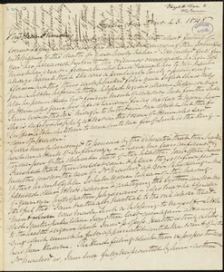 Letter from Elizabeth Pease Nichol, Darlington, [England], to William Lloyd Garrison, [May] 23. 1848