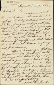 Letter from John R. Neill, Belfast, [Ireland], to William Lloyd Garrison, June 9. 1852
