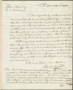 Letter from Edward Needles, Philad[elphi]a. [Pa.], to William Lloyd Garrison, [August] 2d. 1838