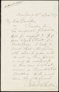 Letter from John Greenleaf Whittier, Amesbury, [Mass.], to William Lloyd Garrison, 28th [April] 1879