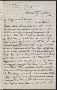 Letter from Elizabeth Pease Nichol, [Glasgow, Scotland], to William Lloyd Garrison, April 29 1860