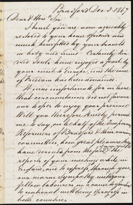 Letter from W. S. Nichols, Bradford, [England], to William Lloyd Garrison, Dec[ember] 3. 1867