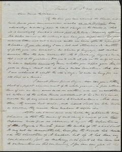 Letter from Parker Pillsbury, Concord, [N.H.], to William Lloyd Garrison, 15th Feb[ruary] 1845