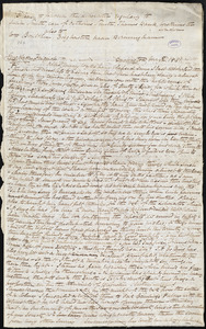 Letter from Elizabeth Pease Nichol, Darlington, [England], to William Lloyd Garrison, May 2. 1841