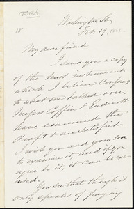 Letter from Samuel Edmund Sewall, to William Lloyd Garrison, Feb[ruary] 18 [1868]
