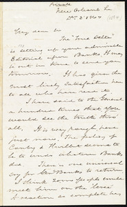Letter from Benjamin Rush Plumly, New Orleans, La., to William Lloyd Garrison, Dec[ember] 3 1864