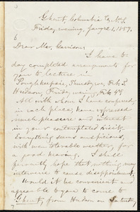 Letter from Aaron Macy Powell, Ghent, N.Y., to William Lloyd Garrison, Jan[uar]y 21. 1859