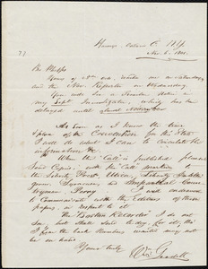 Letter from William Goodell, Honeoye, to Amos Augustus Phelps, Nov. 6. 1845