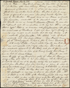 Letter from William Goodell, Honeoye, to Amos Augustus Phelps, Aug. 19. 1845