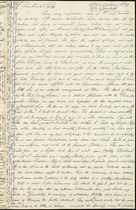 Letter from William Goodell, Utica, to Amos Augustus Phelps, 12 September. 1839