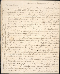 Letter from Charles M. Putnam, Andover, to Amos Augustus Phelps, June 23. [1827]